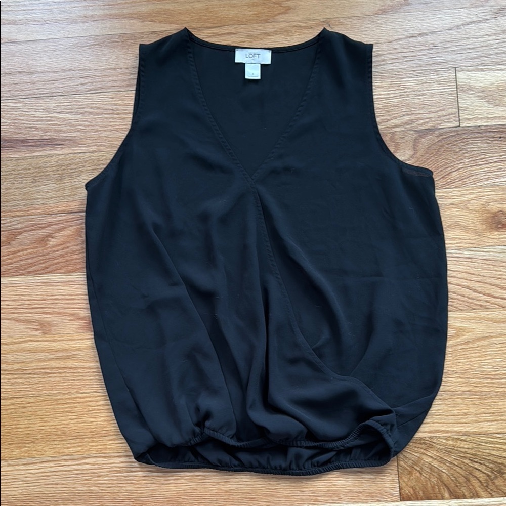 Black LOFT Dress Top